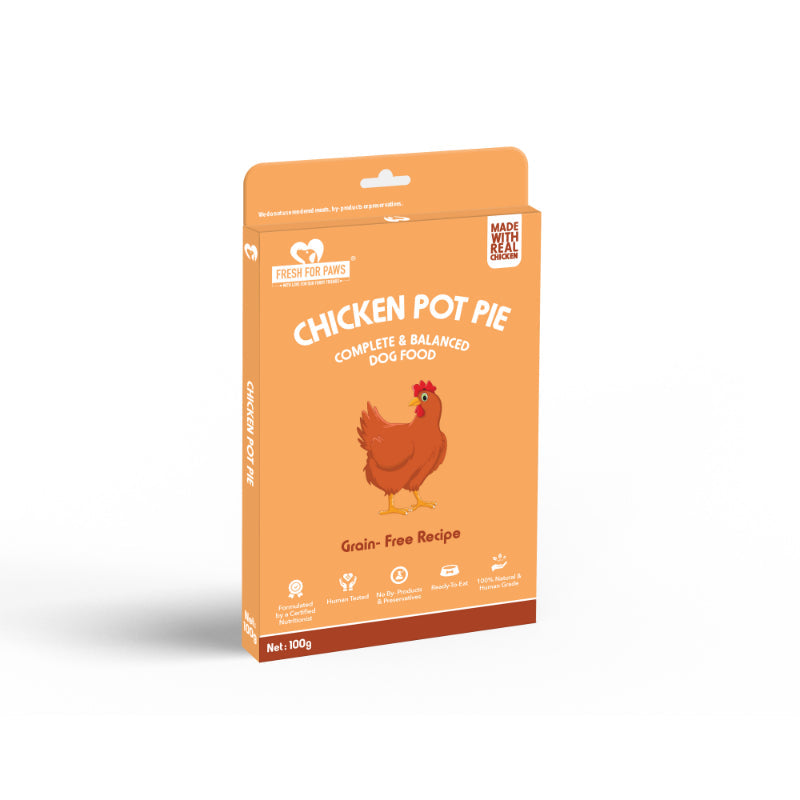 Fresh For Paws - Fresh Meals For Dogs - Chicken Pot Pie