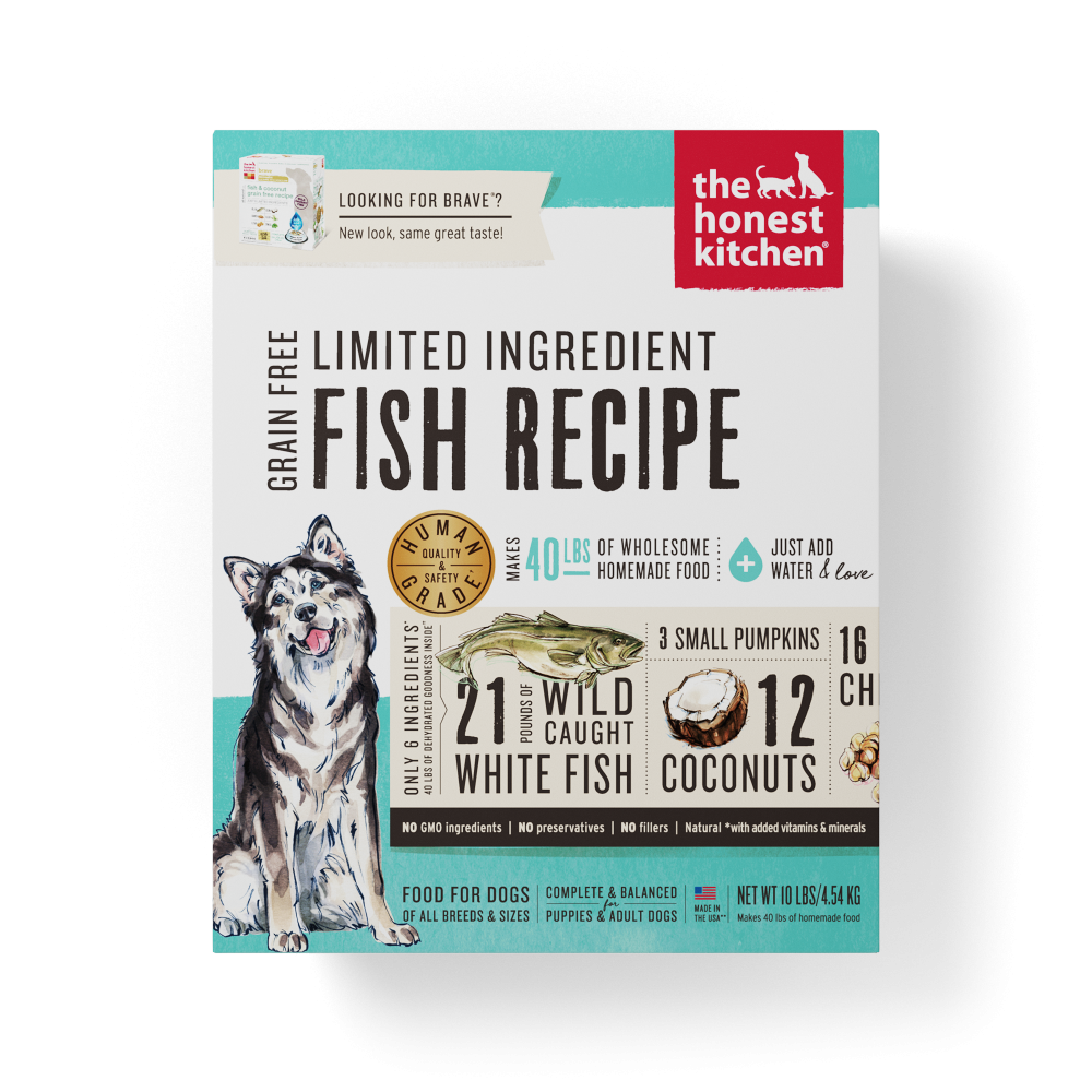 The Honest Kitchen Limited Ingredient Fish Recipe Dehydrated Dog Food
