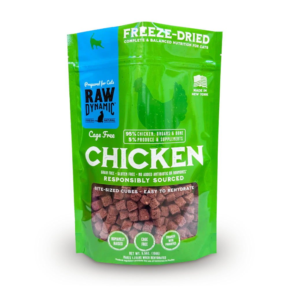Raw Dynamic Freeze Dried Chicken Cat Food