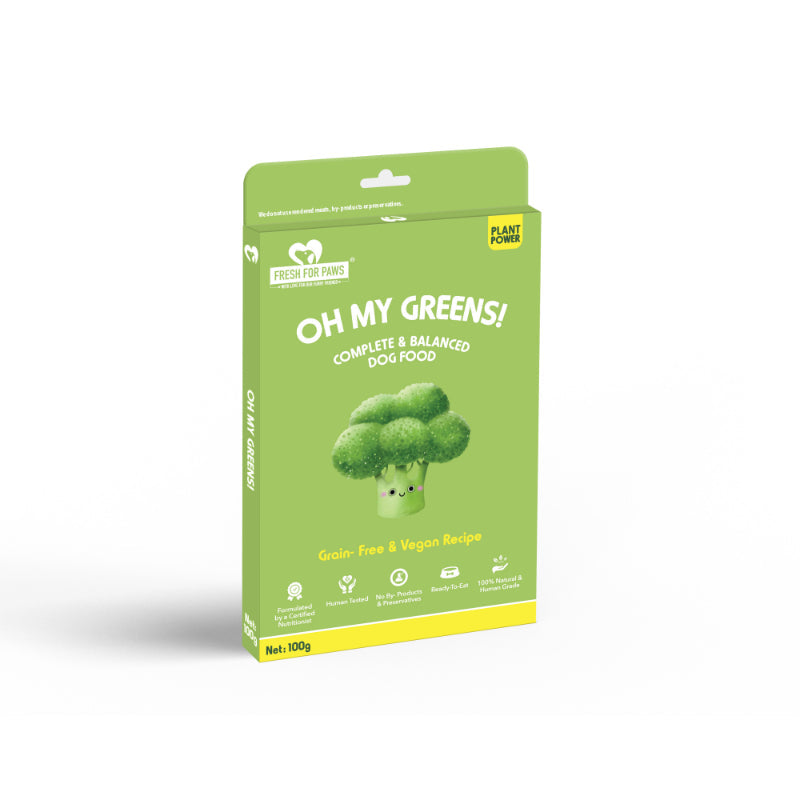 Fresh For Paws - Fresh Meals For Dogs - Oh My Greens