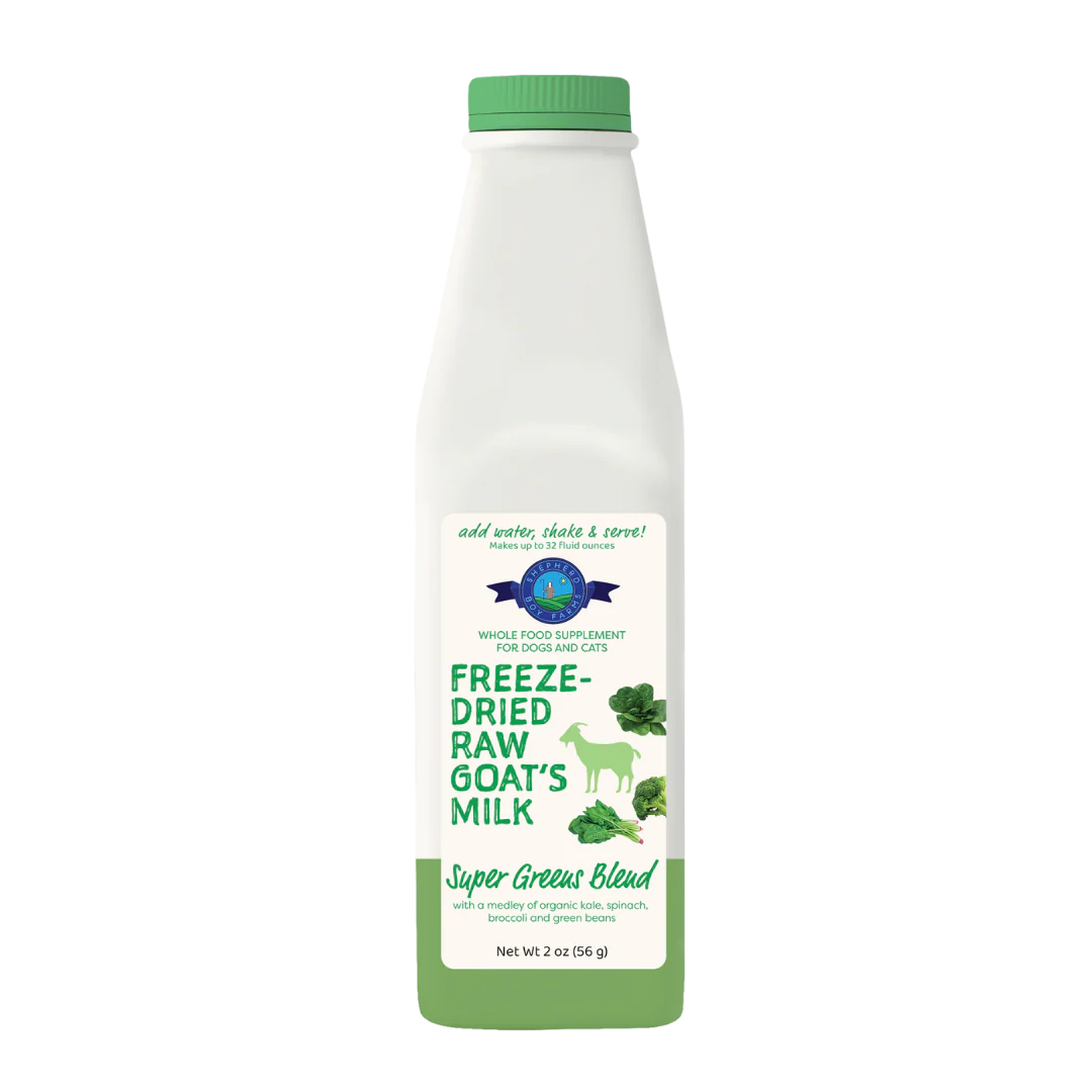 Shepherd Boy Farms Freeze Dried Raw Super Green Blend Goat Milk