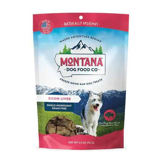 Bison Liver Freeze-Dried Raw Dog Treats